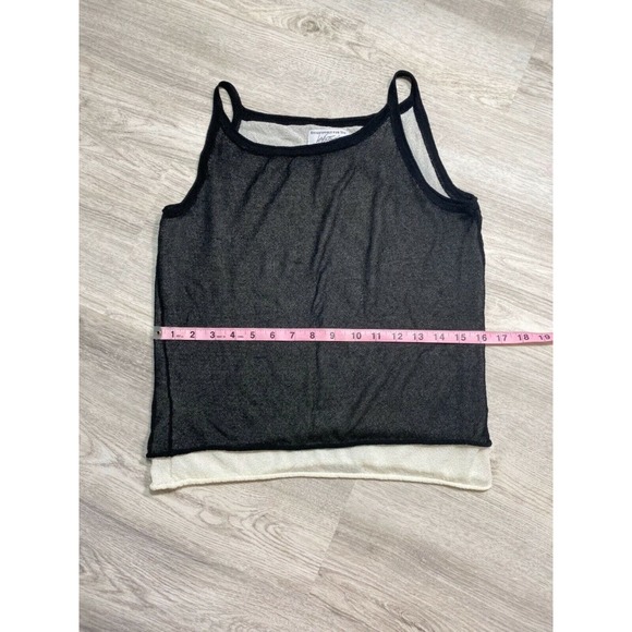 Lord & Taylor Black & White cami blouse top Size medium - Picture 8 of 12